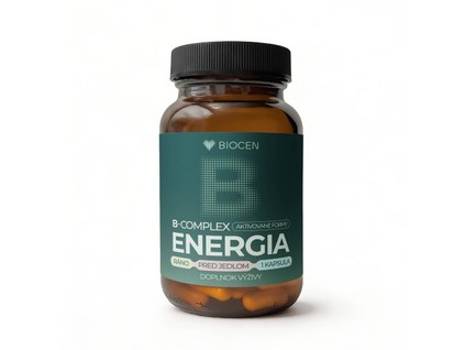 Biocen vitamin B Complex aktivované formy s vysokou biologickou dostupnostou 60 rastlinných kapsul