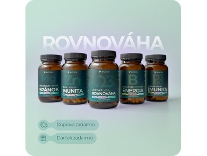 Vitaminovy Balicek Biocen Rovnovaha Omega Zinok D3 B Complex Magnezium Bisglycinat